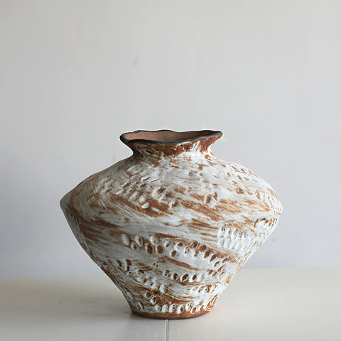 Aged-made Pottery Vase - HOMYEA