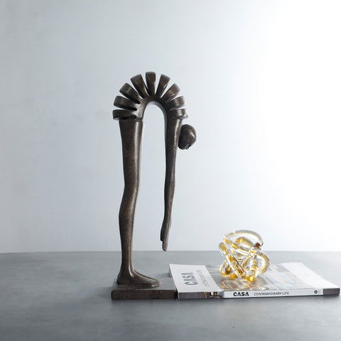 Bent Figure Sculpture