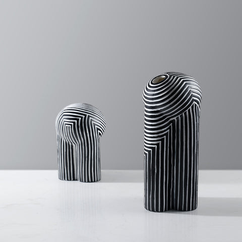 Geometric Illusion Vases