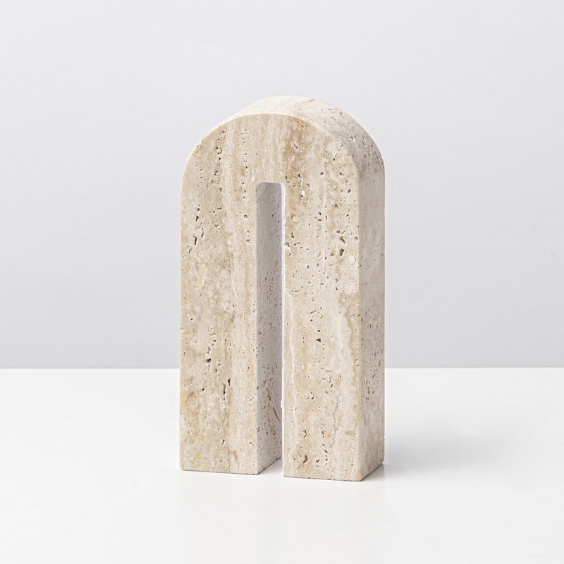 Geometric Marble Arch Ornament - HOMYEA