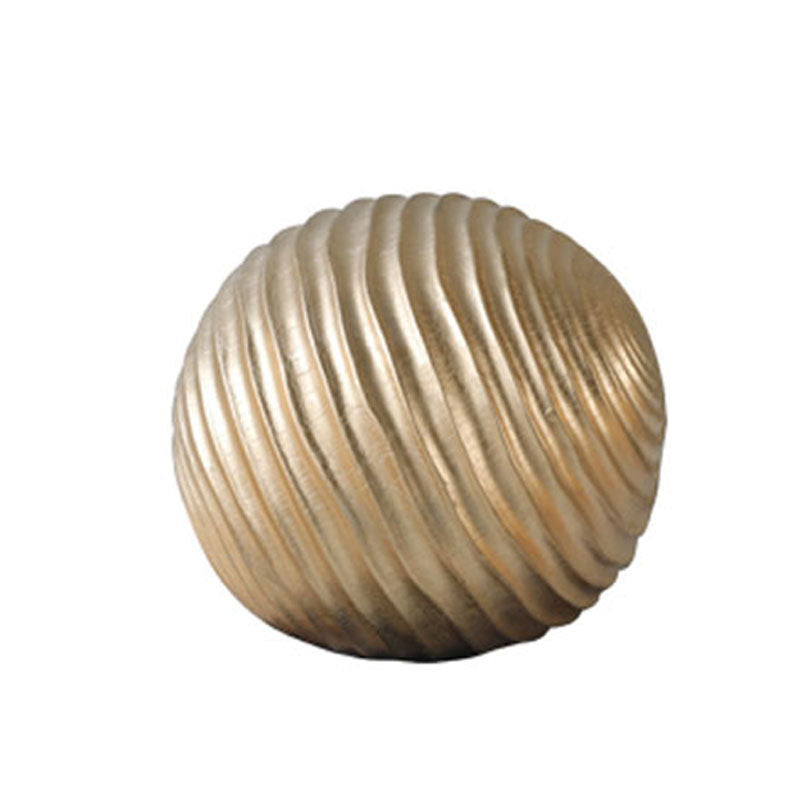 Golden Crackle Wave Ball