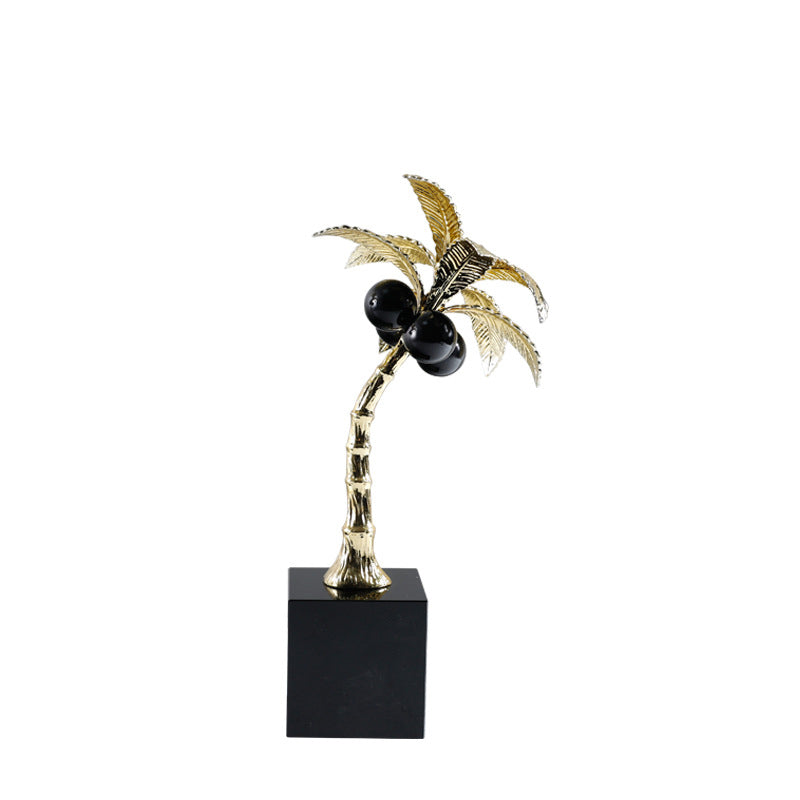 Golden Palm Sculptures