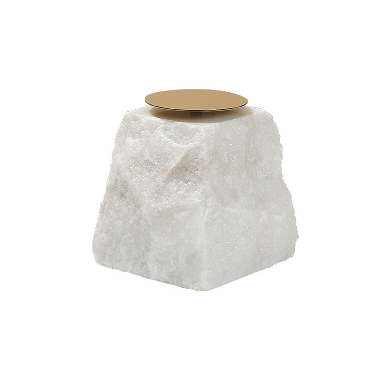 Marble Candle Holder Decor - HOMYEA