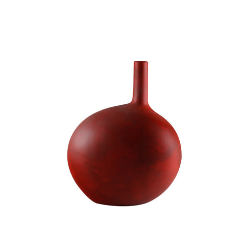 Marsala Red Vase Duo