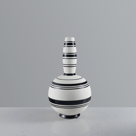 Monochrome Elegance Vase