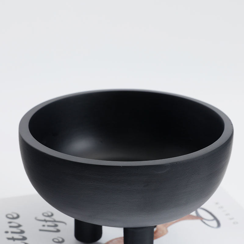 Noir Bowl and Vase Set