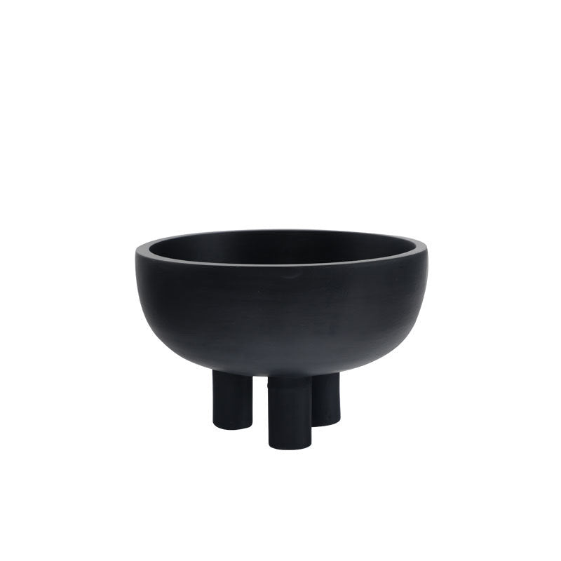 Noir Bowl and Vase Set