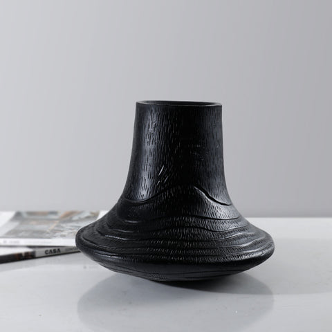 Noir Flare Vase