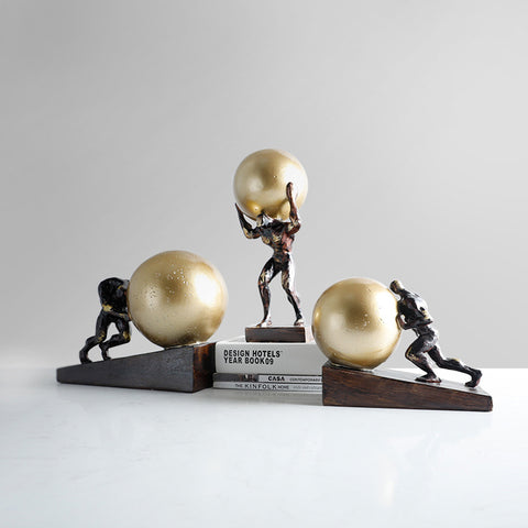 Sisyphus Figure Sculpture