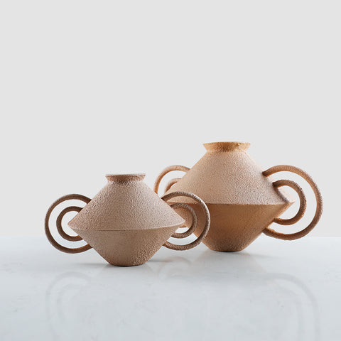 Spiraled Earth Vases