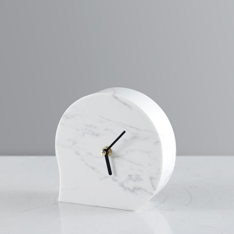 Timeless Marble Clock