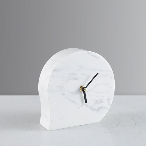 Timeless Marble Clock