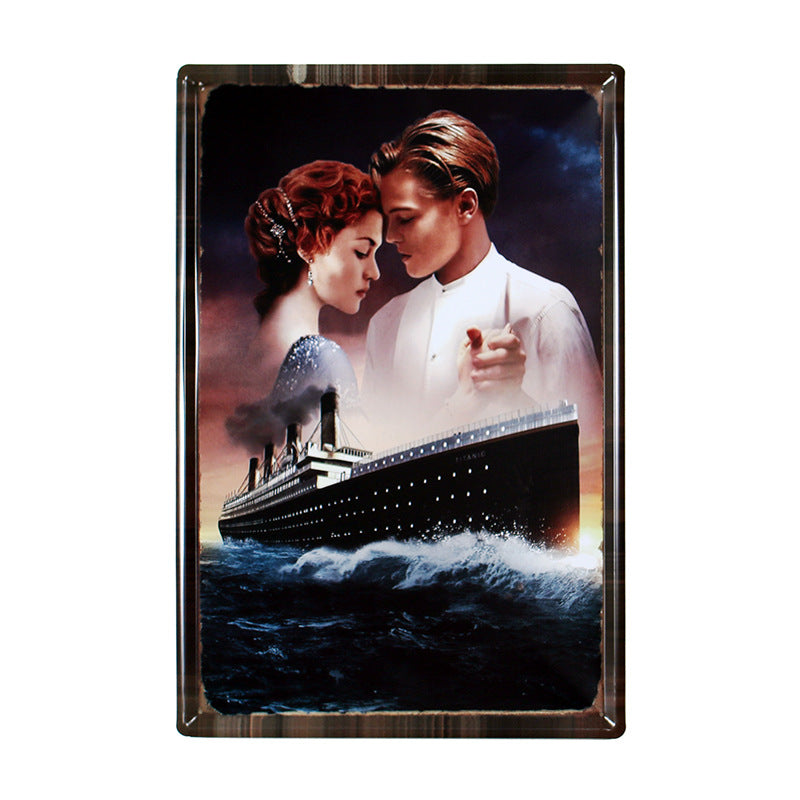 Pintura de hojalata del Titanic