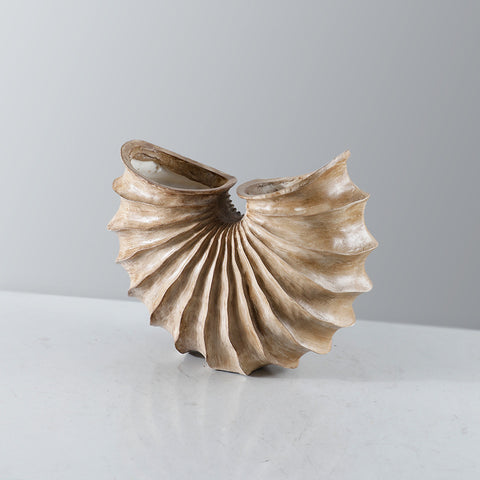 U-shaped Conch Decor Vase