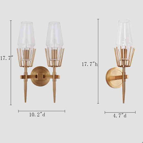 Modern Bedroom Bedside LED Sconces - HOMYEA