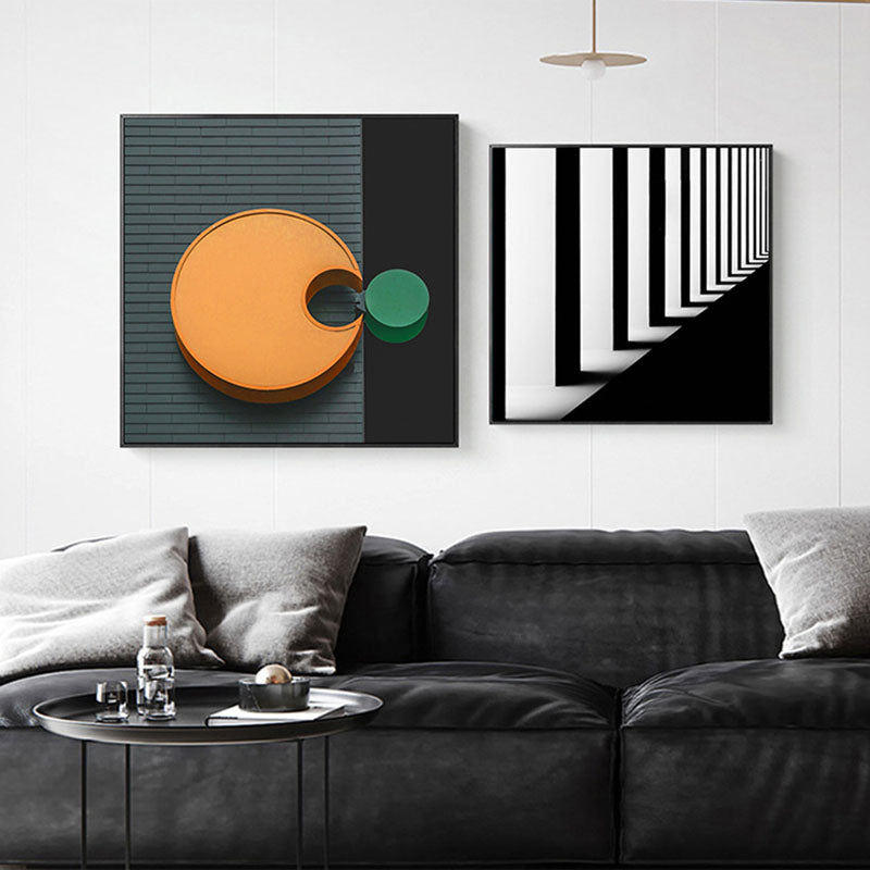 Modern Abstract Architectural Wall Art - HOMYEA