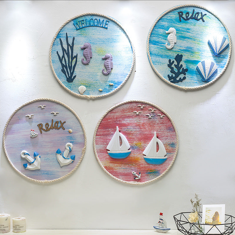 Circular Resin Marine Mural - HOMYEA