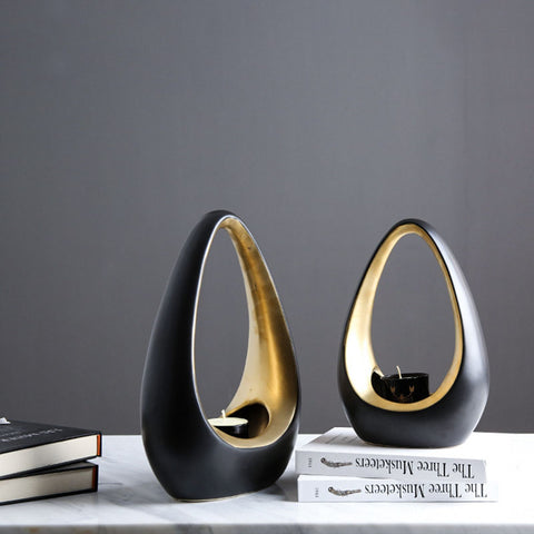 Creative Modern Minimalist Egg-shaped Candle Cup - HOMYEA