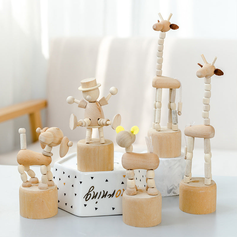 Creative Wooden Animal Decorations - HOMYEA