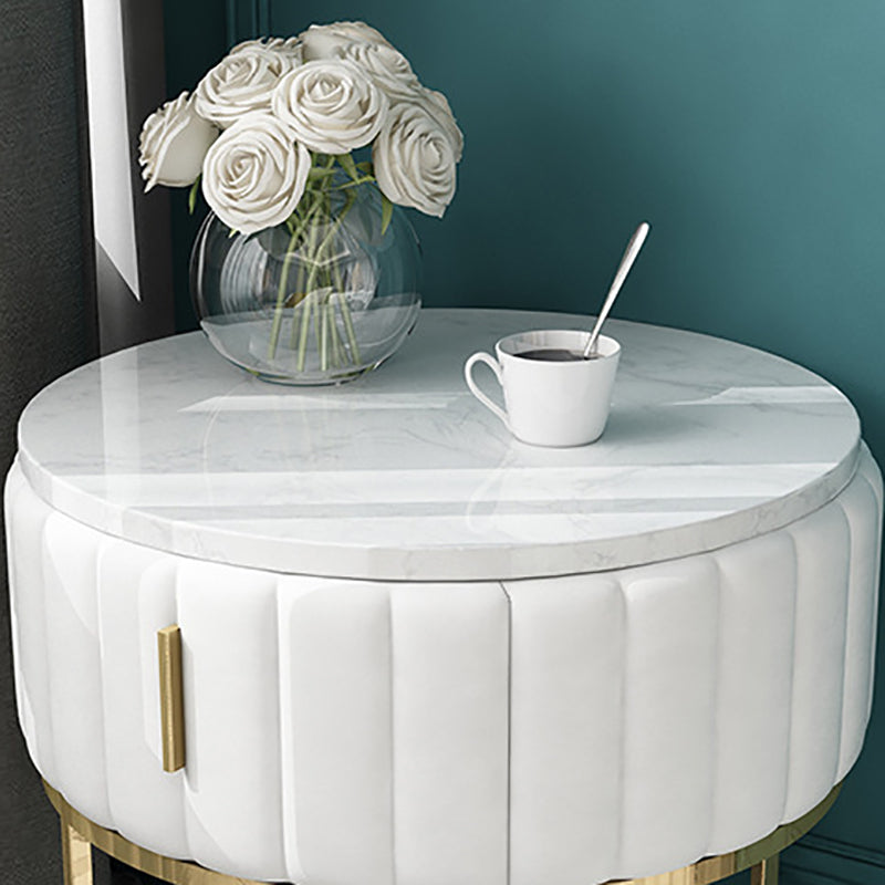 Modern Simple Marble Nightstand - HOMYEA