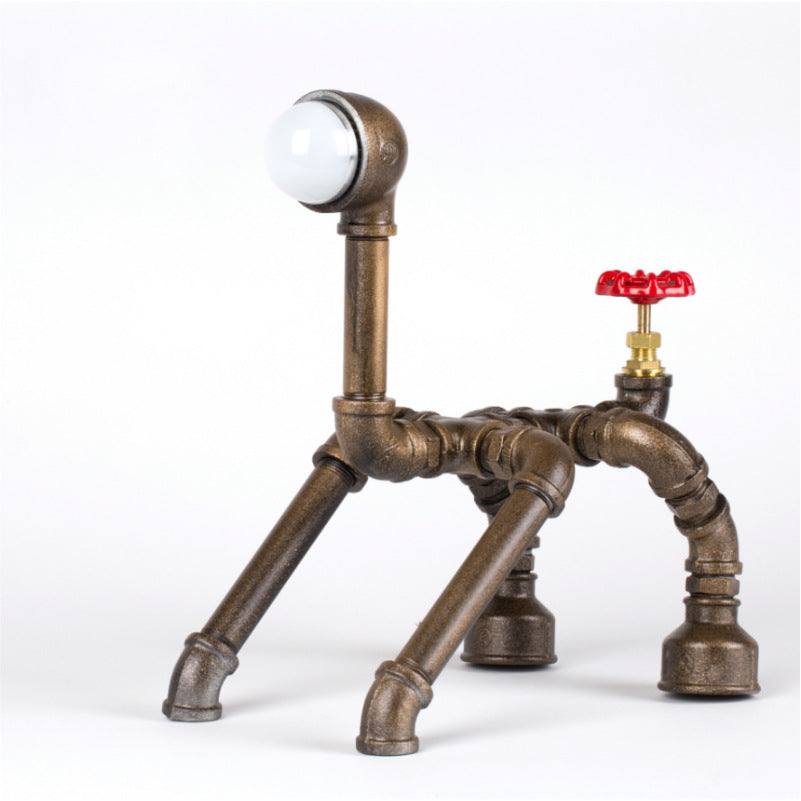 Metal Dog Table Lamp - HOMYEA