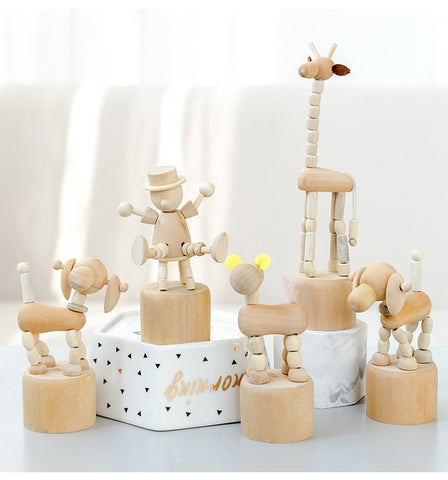 Creative Wooden Animal Decorations - HOMYEA