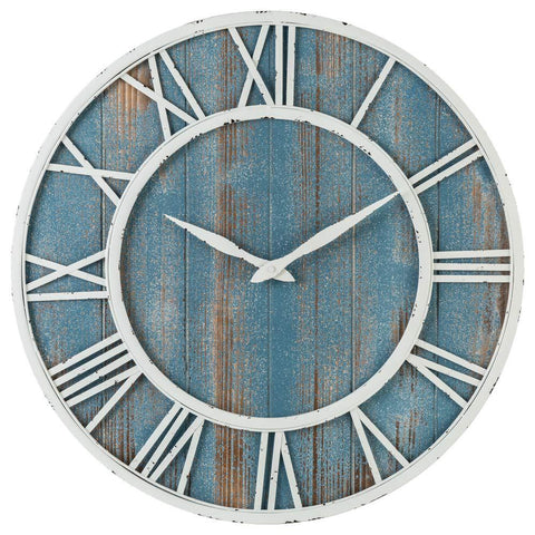 Round Vintage Fir Wall Clock - HOMYEA