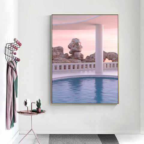 Pink Dream Wall Art - HOMYEA