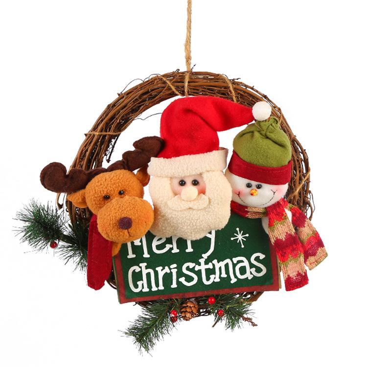 Christmas Decoration Door Hanging Wreath - HOMYEA