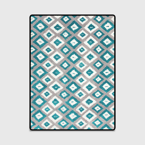 Diamond Pattern Polyester Rugs - HOMYEA