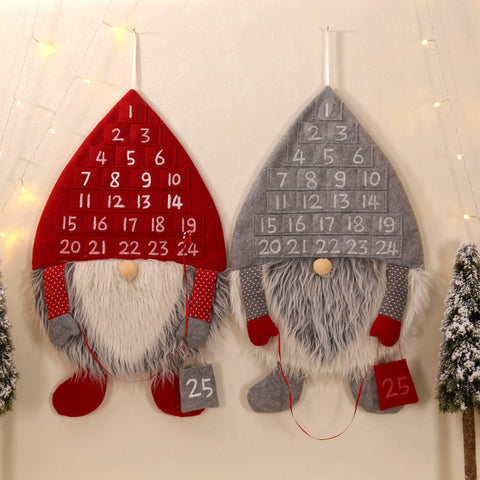 Christmas Countdown Calendar Wall Accents - HOMYEA