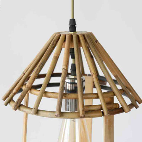 Creative Retro Bamboo Pendants - HOMYEA