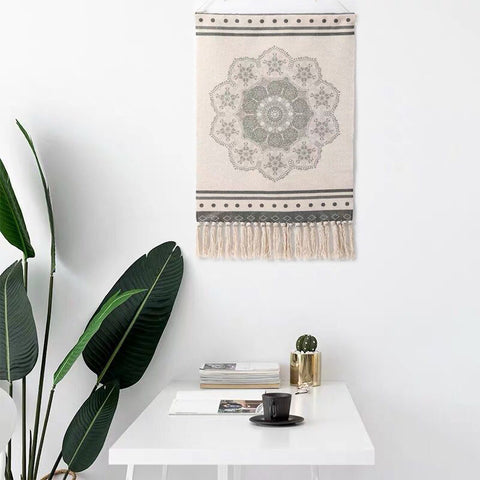 Modern Cotton and Linen Tapestry - HOMYEA