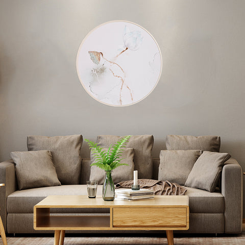 Chinese Circular Ink Wall Painting - HOMYEA