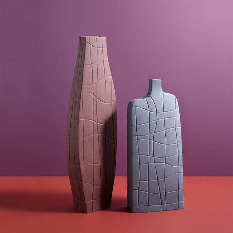 Pure Colour Irregular Vase - HOMYEA