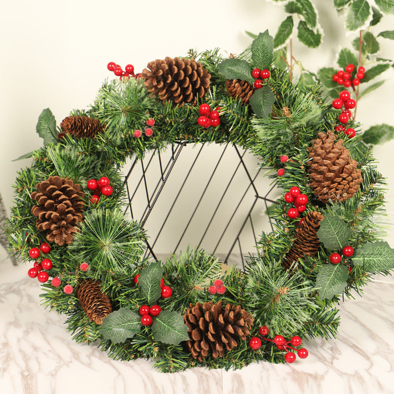 Christmas Big Pine Wreath - HOMYEA