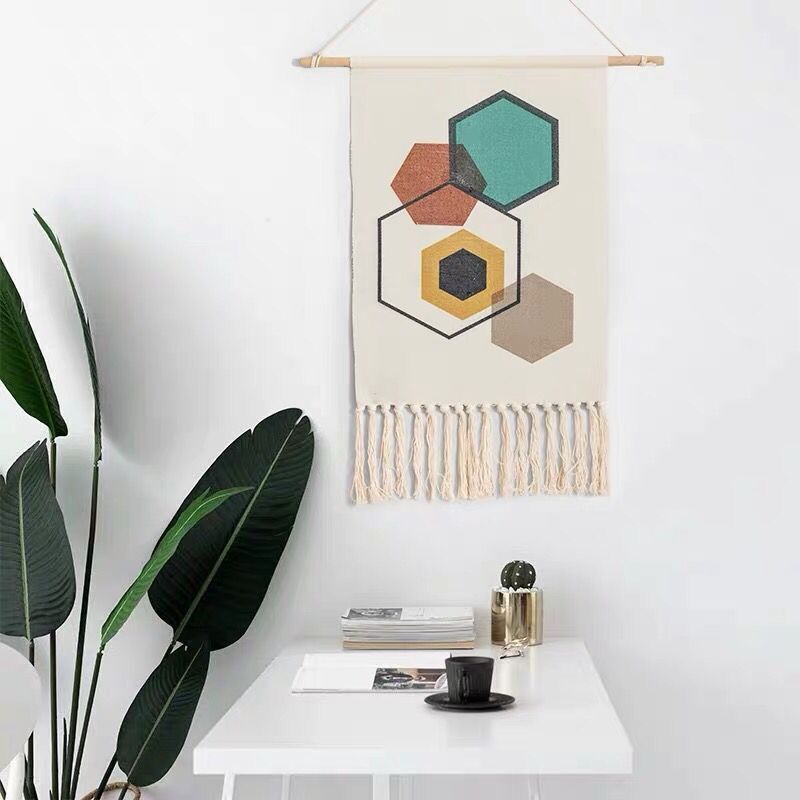 Hand Woven Tassel Tapestries - HOMYEA