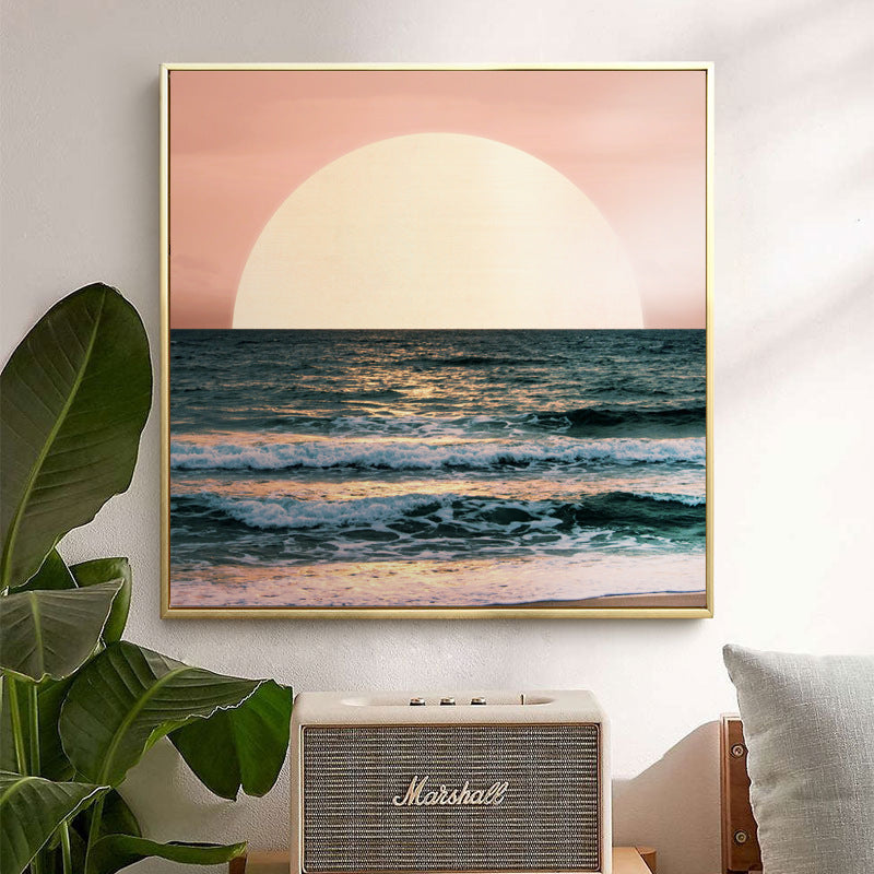 Sunrise Coast Sea Wall Art - HOMYEA