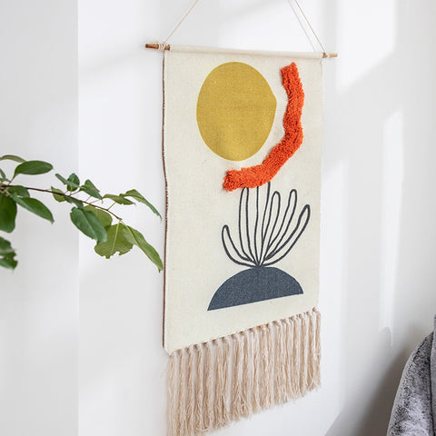 Hand Woven Tassel Tapestries - HOMYEA