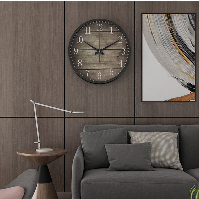 Mute Metal Wall Clock - HOMYEA