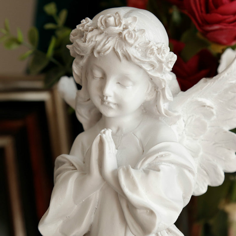 Resin Angel Sculpture - HOMYEA