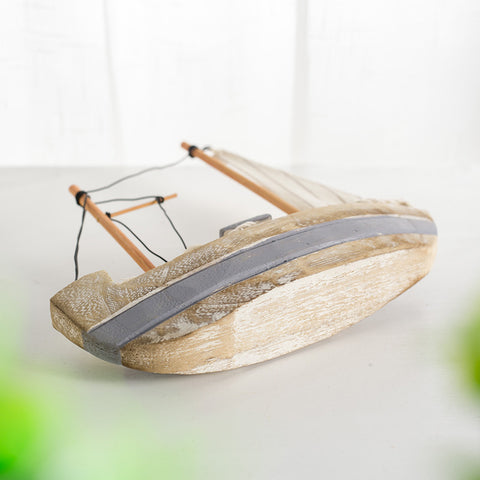 Wooden Craft Fishing Boat - HOMYEA