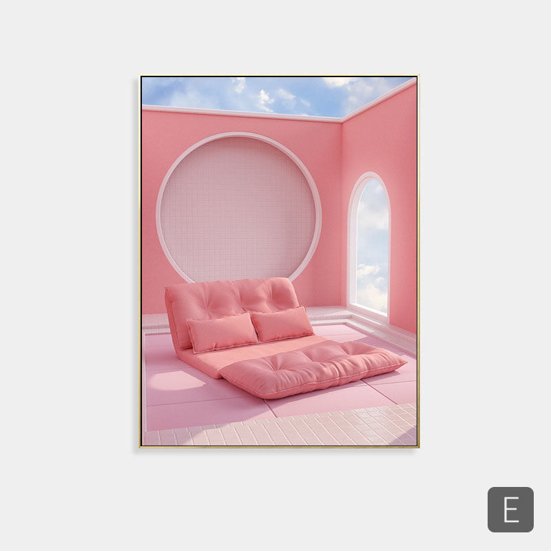 Pink Dream Wall Art - HOMYEA