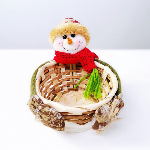 Christmas Candy Storage Basket - HOMYEA