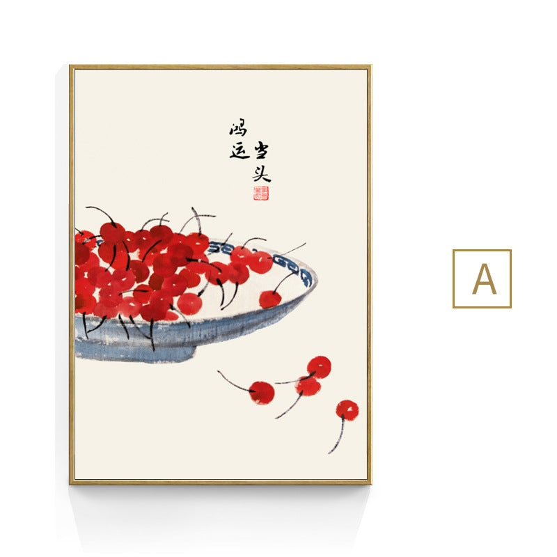 Chinese Fruit Wall Art - HOMYEA