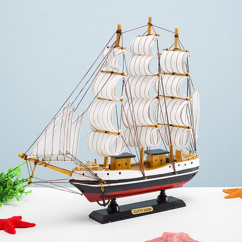 Wooden Sailboat Model - HOMYEA