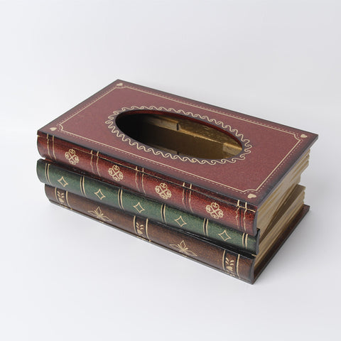 Retro Simulation Book Tissue Box - HOMYEA