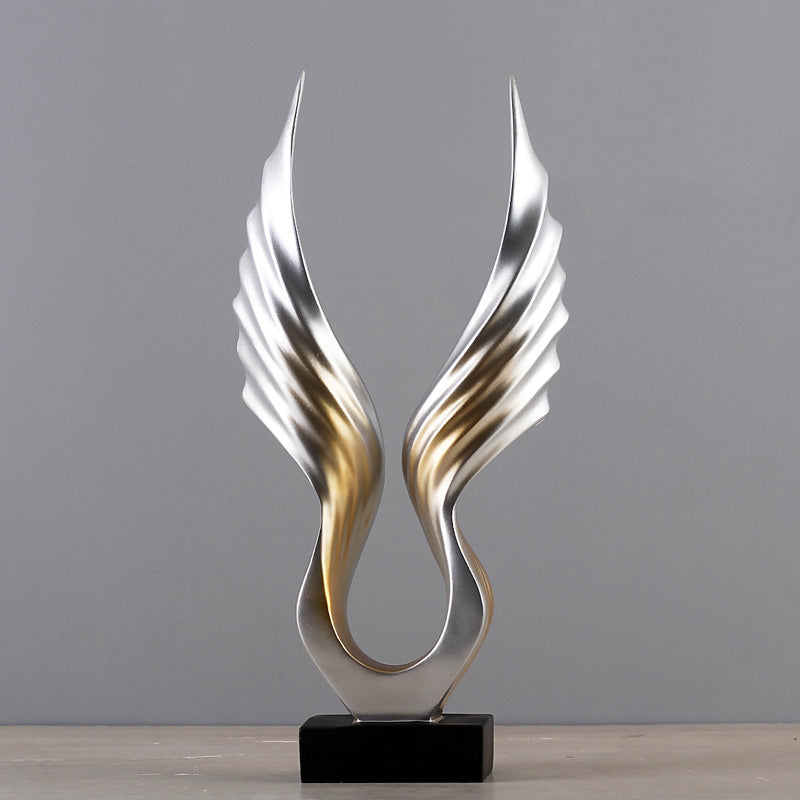 Abstract Eagle Wings Sculpture - HOMYEA