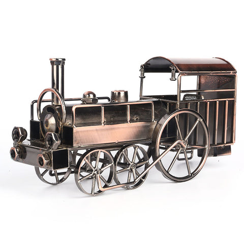 Steam Locomotive Model Decor Object - HOMYEA