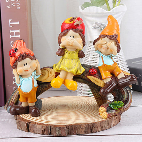 Elf Doll Stump Ornaments - HOMYEA